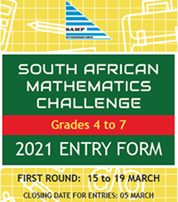 Maths Challenge 2021 Entry Form
